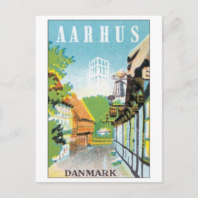 AARHUS, Danmark Postcard (Front)