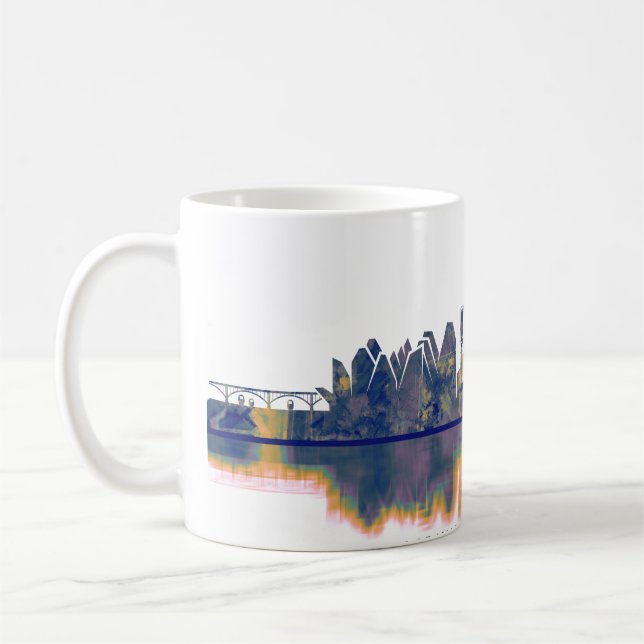 Aarhus Skyline Coffee Mug (Left)