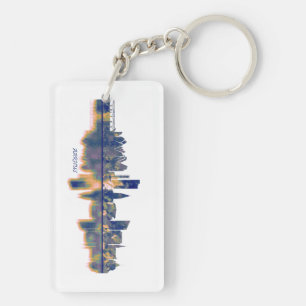 Aarhus Skyline Key Ring