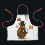 Aaron, aardvark ringmaster apron<br><div class="desc">Dignified, debonair, and delightfully enthusiastic, Aaron the aardvark commands the ring with warm charisma and booming flair. With his signature coat and confident style, he welcomes every guest into the magic of the Dingaling Brothers Circus. No show begins without his proud cry: “Let the marvels begin!” You can find lots...</div>