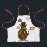 Aaron, aardvark ringmaster apron<br><div class="desc">Dignified, debonair, and delightfully enthusiastic, Aaron the aardvark commands the ring with warm charisma and booming flair. With his signature coat and confident style, he welcomes every guest into the magic of the Dingaling Brothers Circus. No show begins without his proud cry: “Let the marvels begin!” You can find lots...</div>