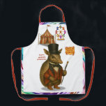 Aaron, aardvark ringmaster apron<br><div class="desc">Dignified, debonair, and delightfully enthusiastic, Aaron the aardvark commands the ring with warm charisma and booming flair. With his signature coat and confident style, he welcomes every guest into the magic of the Dingaling Brothers Circus. No show begins without his proud cry: “Let the marvels begin!” You can find lots...</div>