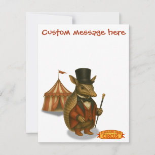 Aaron, aardvark ringmaster card