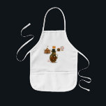 Aaron, aardvark ringmaster kids apron<br><div class="desc">Dignified, debonair, and delightfully enthusiastic, Aaron the aardvark commands the ring with warm charisma and booming flair. With his signature coat and confident style, he welcomes every guest into the magic of the Dingaling Brothers Circus. No show begins without his proud cry: “Let the marvels begin!” You can find lots...</div>