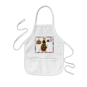 Aaron, aardvark ringmaster kids apron