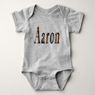 "Aaron and the Game of Glory" His Name Baby Bodysuit