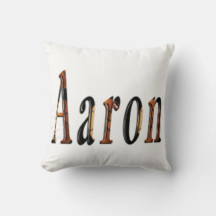 "Aaron and the Game of Glory" His Name Cushion