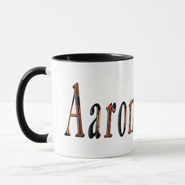"Aaron and the Game of Glory" His Name Mug (Left)