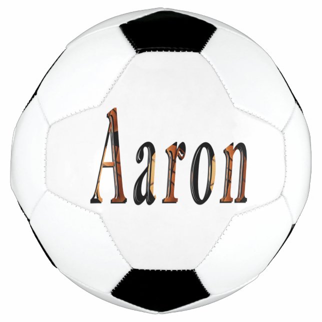 "Aaron and the Game of Glory" His Name Soccer Ball (Front)