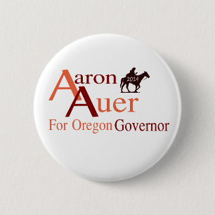 Aaron Auer for Oregon Governor pin