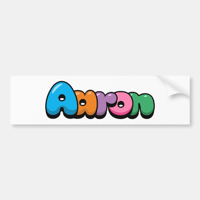 Aaron Bumper Sticker (Front)