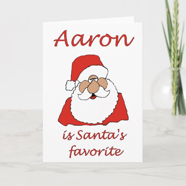 aaron Christmas card (Front)