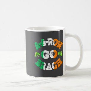 Aaron Erin Go Bragh Shamrock St Patricks Day  Coffee Mug