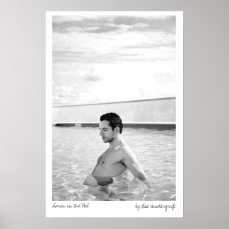 Aaron in the Pool Poster