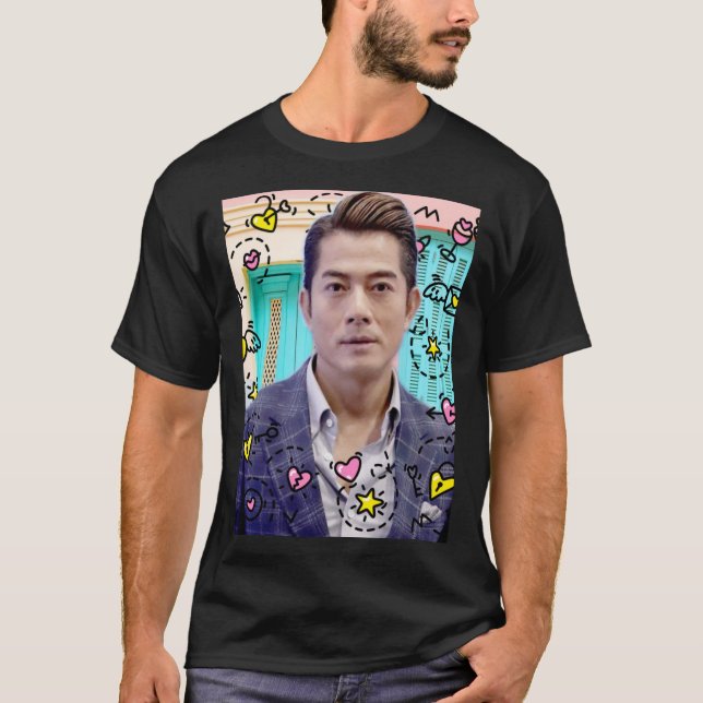 Aaron Kwok disturbed by stickers of love2296png229 T-Shirt (Front)