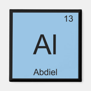 Aaron Name Chemistry Element Periodic Table Magnet
