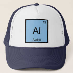 Aaron Name Chemistry Element Periodic Table Trucker Hat
