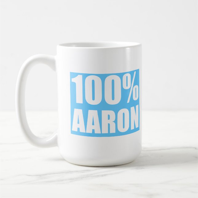 Aaron name coffee mug (Left)