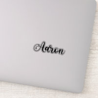 Aaron Name - Handwritten Calligraphy