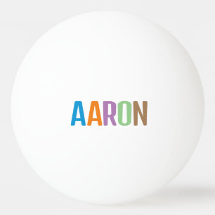 Aaron Ping Pong Ball