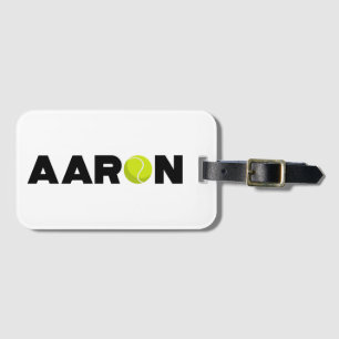Aaron Tennis Luggage Tag