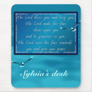 Aaronic blessing mouse pad