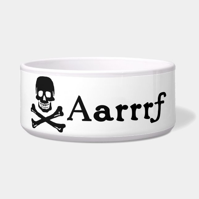 Aarrrf! Dog Bowl (Front)