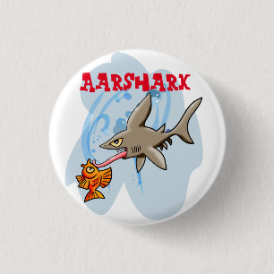 Aarshark 3 Cm Round Badge