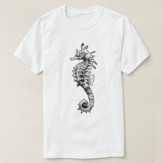 Aart Lined Seahorse T-Shirt (Design Front)