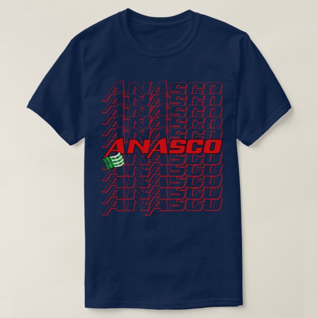 Aasco Casdcade text T-Shirt (Design Front)
