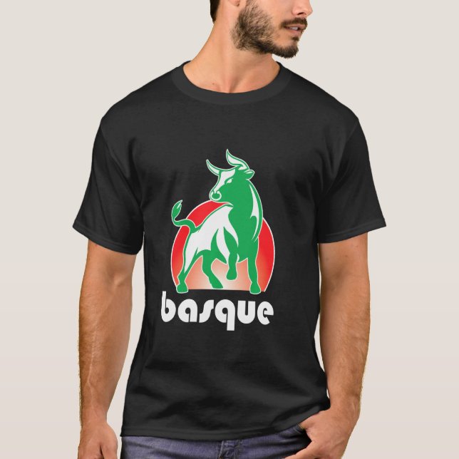 Aatxe  The Basque Bull  Basque  Basque Pride T-Shirt (Front)