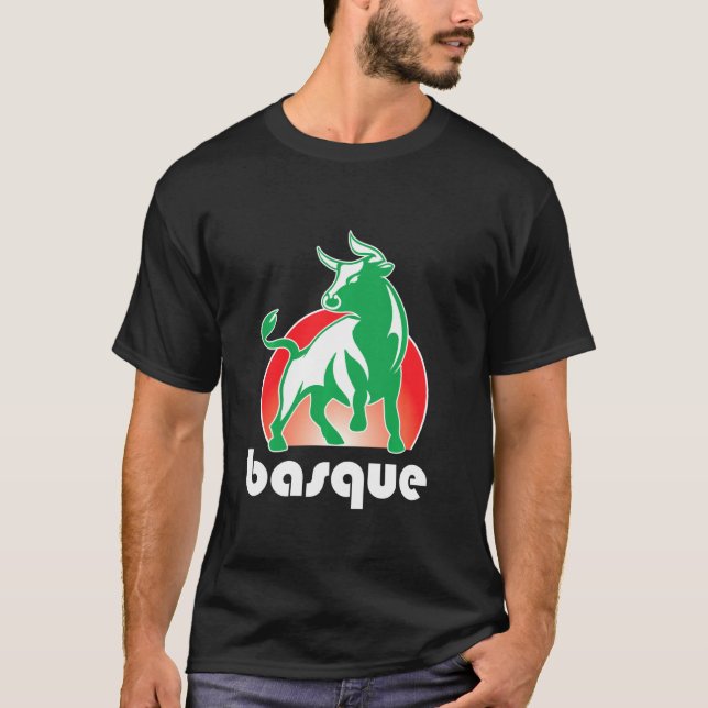 Aatxe  The Basque Bull  Basque  Basque Pride T-Shirt (Front)
