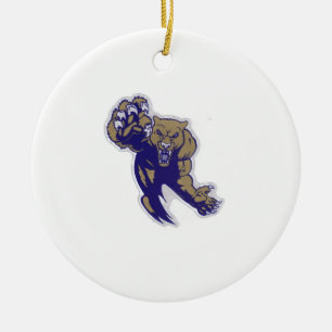 Aaya Fort Meade Cougars Under 6 Ceramic Tree Decoration