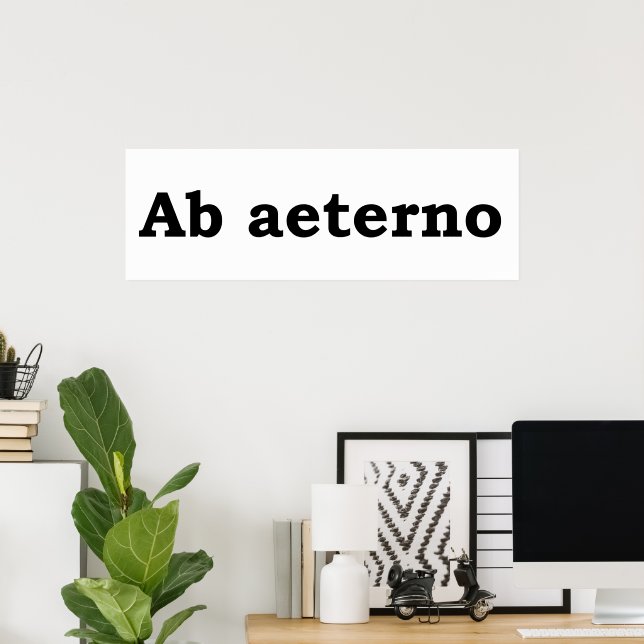Ab aeterno poster (Home Office)
