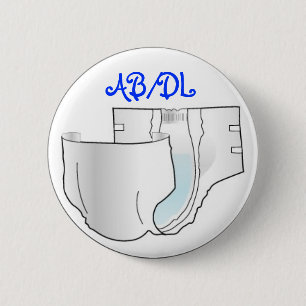 AB/DL 6 CM ROUND BADGE