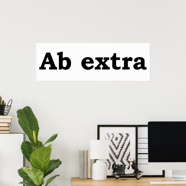 Ab extra poster (Home Office)