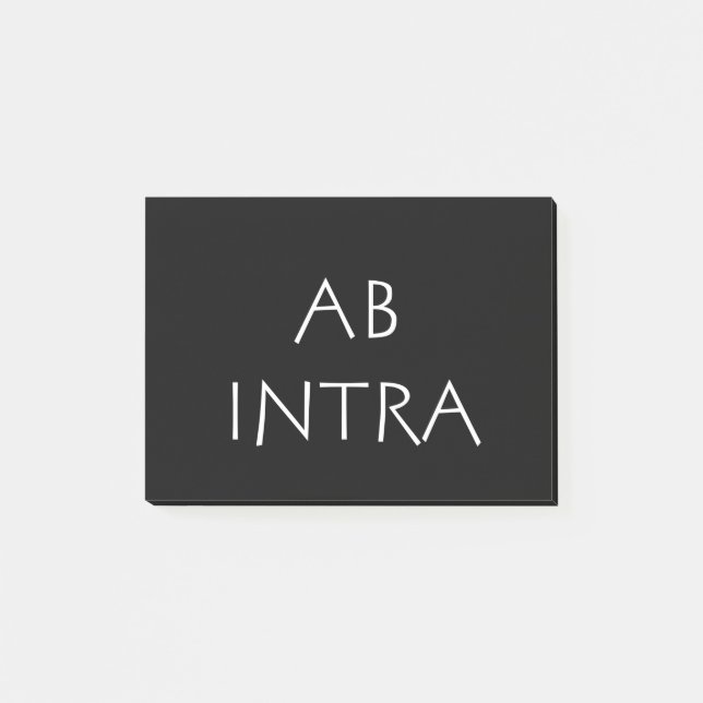 Ab intra post-it notes (Front)