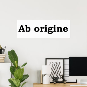 Ab origine poster