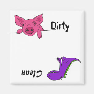AB- Pig and Dragon Dishwasher Magnet