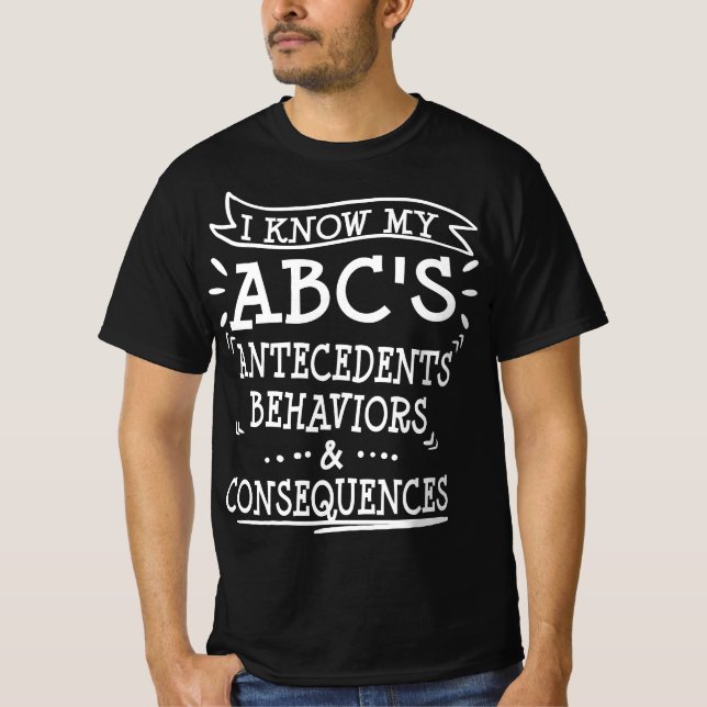 ABA Applied Behaviour Therapist Funny Thank You An T-Shirt (Front)