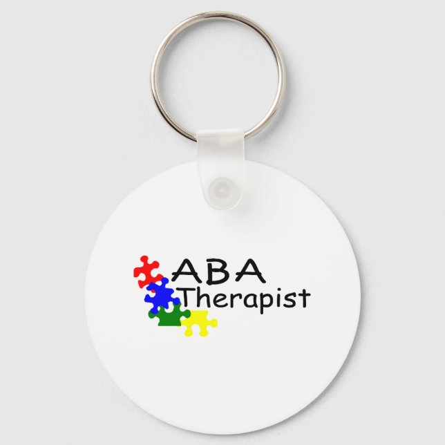 ABA Therapist (PP) Key Ring (Front)