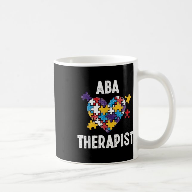 Aba Therapist Training Behaviour Analyst Autism Th Coffee Mug (Right)