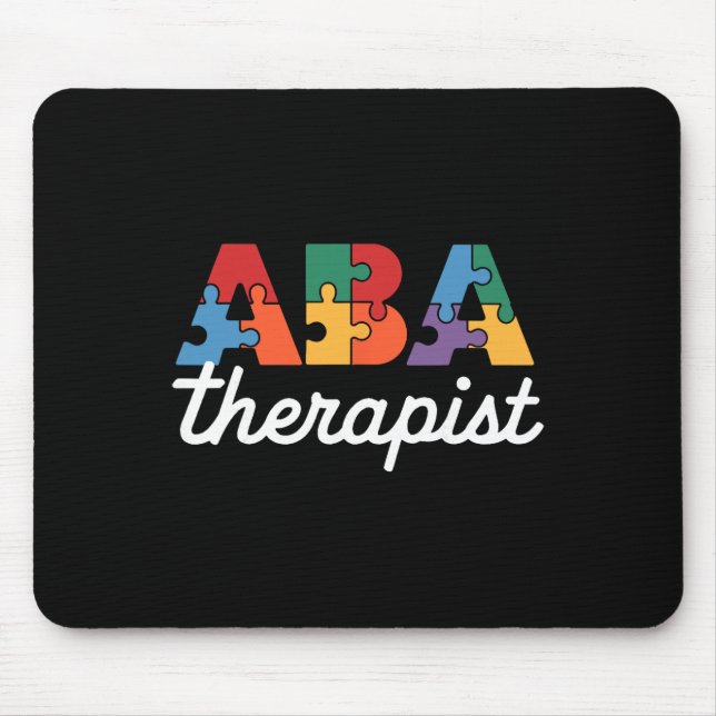 Aba Therapy Applied Behaviour Analysis Analyst Aba Mouse Pad (Front)