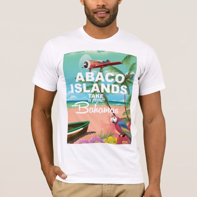 Abaco Islands vacation poster T-Shirt (Front)