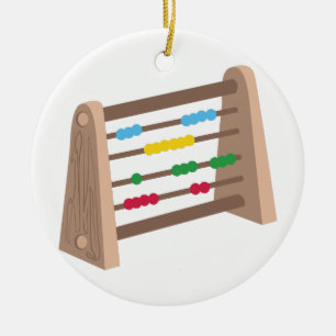 Abacus Ceramic Tree Decoration