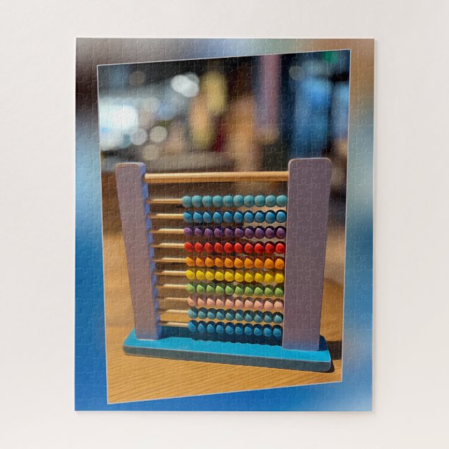 Abacus first computer jigsaw puzzle (Vertical)