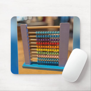 Abacus first computer mouse pad