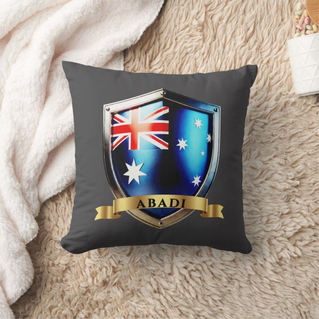 Abadie Australia Heritage Shield Cushion (Blanket)