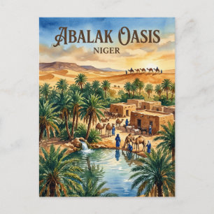 Abalak Oasis Niger Postcard
