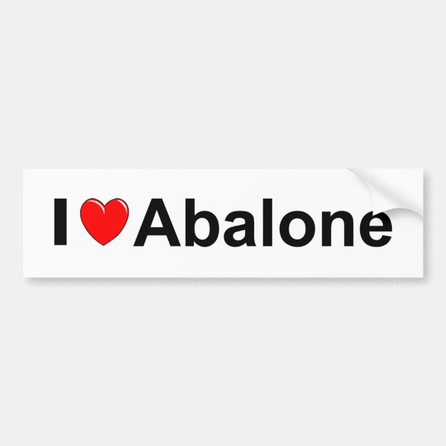 Abalone Bumper Sticker (Front)